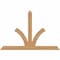 Ekena Millwork Richland Timber Gable Bracket, Western Red Cedar, 84"W x 56"H x 1 1/2"D x 5 1/2"F, 16/12 Pitch GBW084X56X0206RIC00SWR - alternate 1